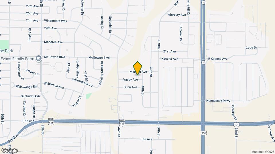 4680 Vasey Ave Map and Location Details