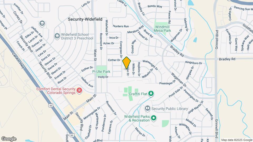 4950 Gibbon St Map and Location Details