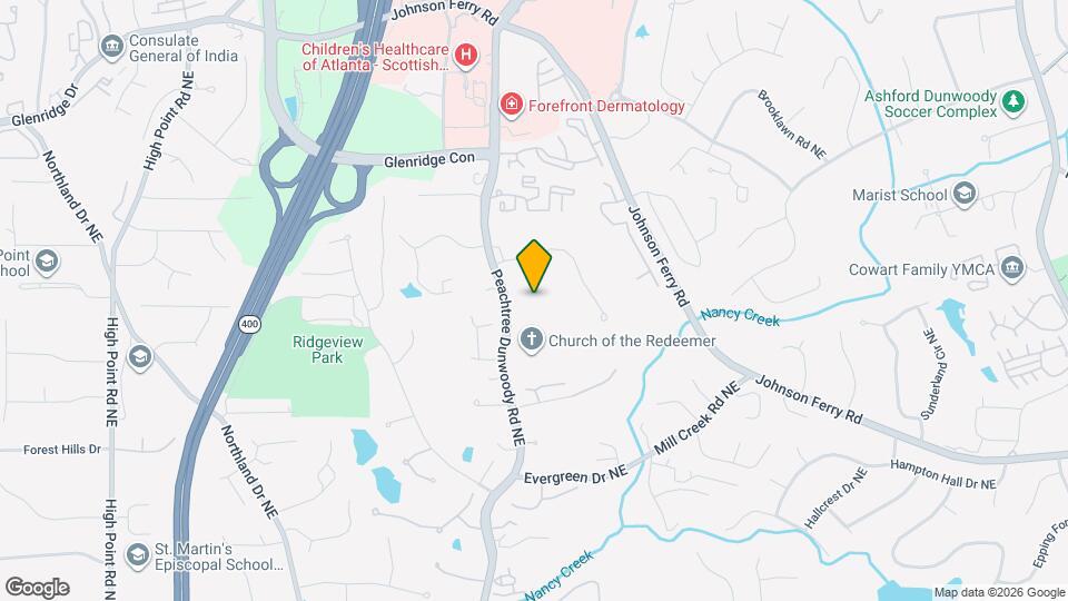 5265 Peachtree Dunwoody Rd NE Map and Location Details