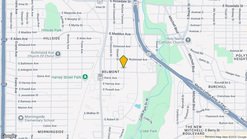 2120 Belzise Terrace Mapa y Detalles de la Ubicación