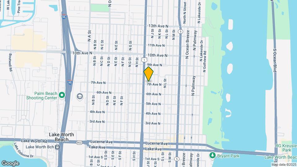 701 N J St, Unit C Mapa y Detalles de la Ubicación