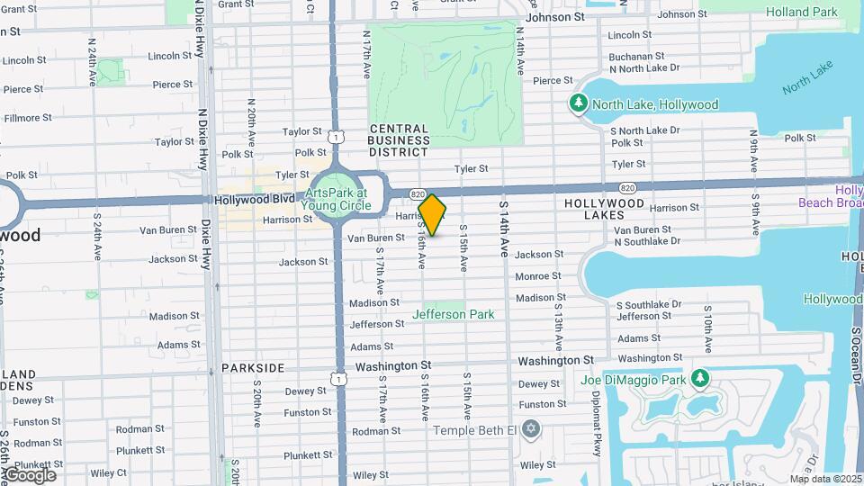 1546 Van Buren St Map and Location Details