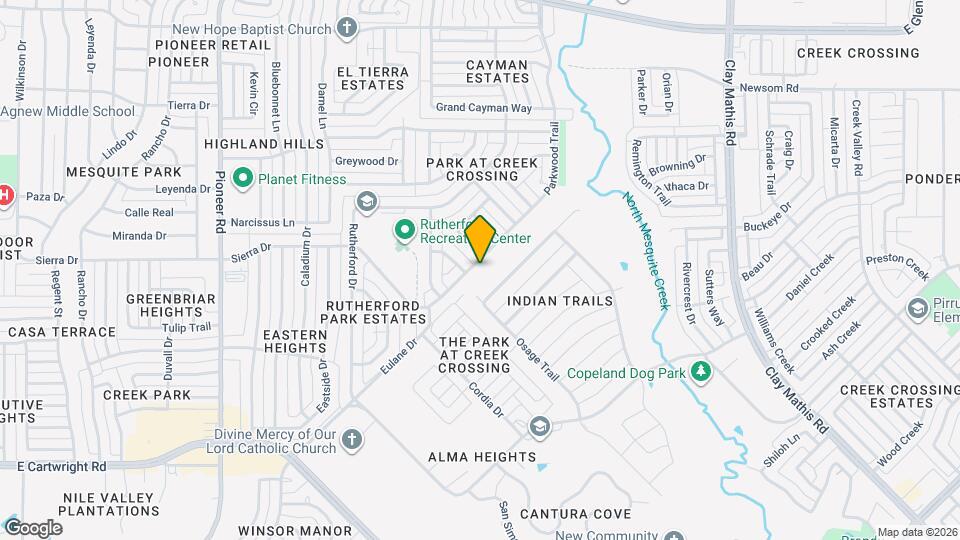 1224 Parkwood Trail Mapa y Detalles de la Ubicación