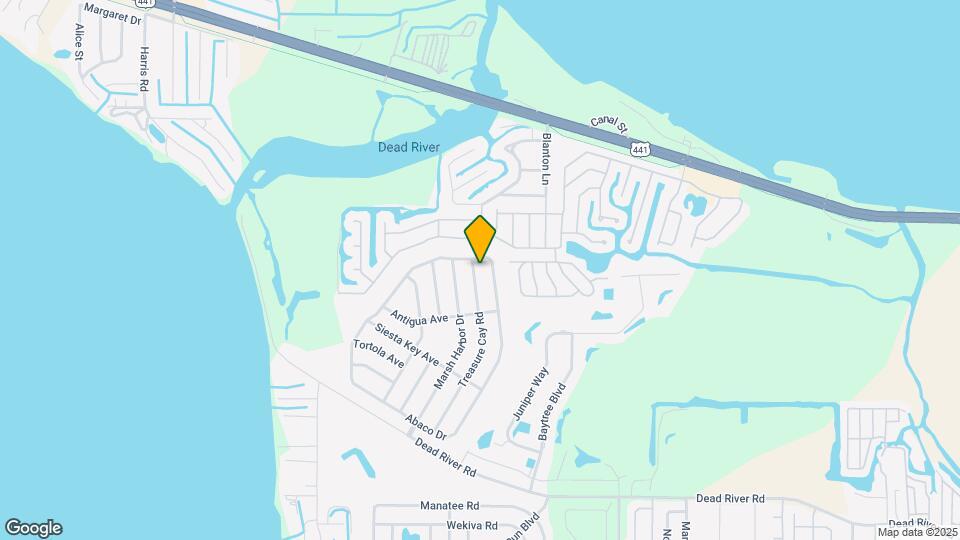 4461 Treasure Cay Rd Mapa y Detalles de la Ubicación