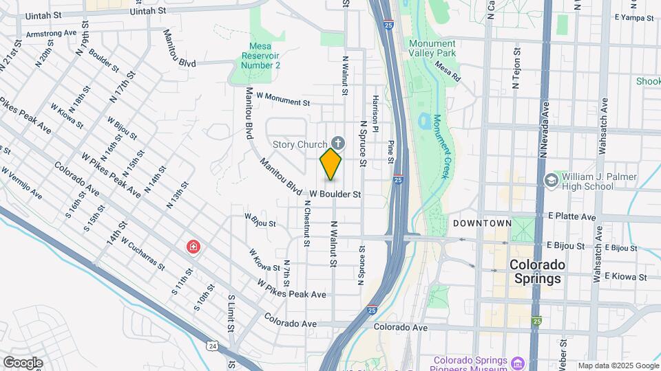 518 W Boulder St Map and Location Details
