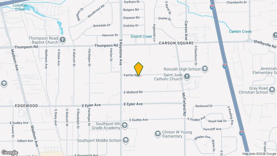 2543 Fairfax Rd Map and Location Details