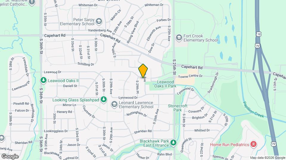 12814 S 28th Ave Map and Location Details