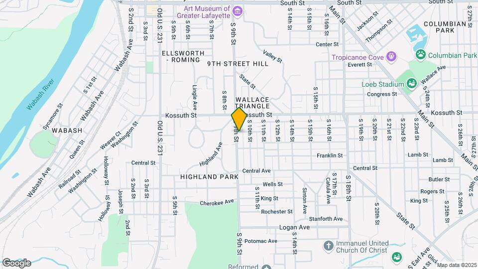 801 S 9th St Map and Location Details