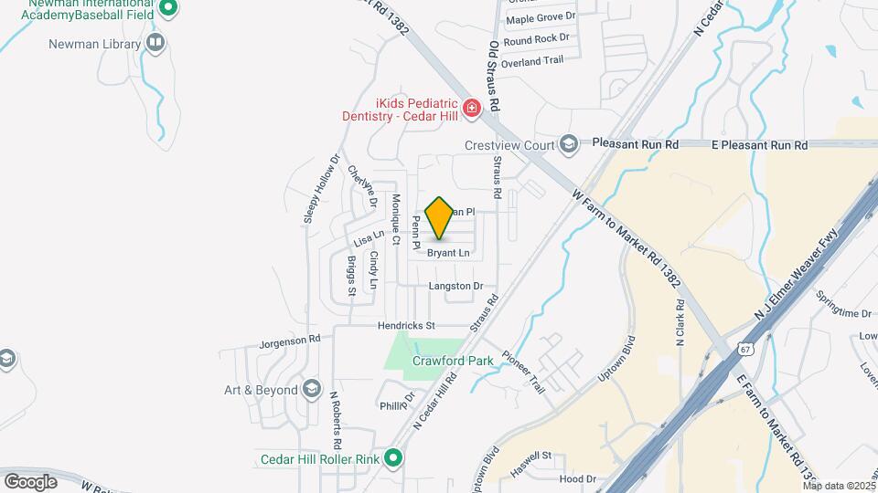 322 Bryant Ln Map and Location Details