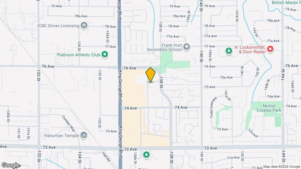 13760-1375A 75a Ave Map and Location Details