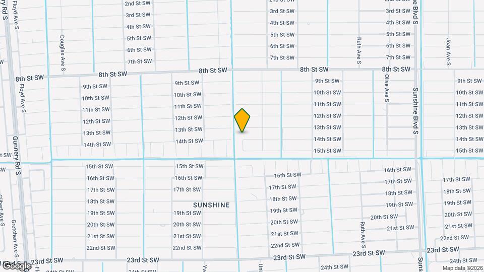 3612 14th St SW Map and Location Details