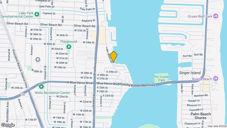 2936 Lake Shore Dr Map and Location Details