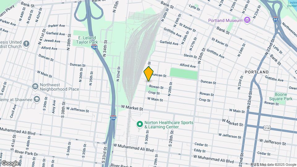 2927 Rowan St Map and Location Details