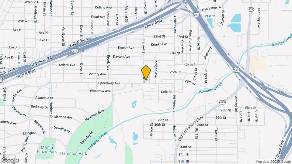 2515 Bridwell St Map and Location Details