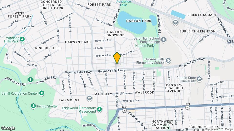 2403 N Hilton St Map and Location Details