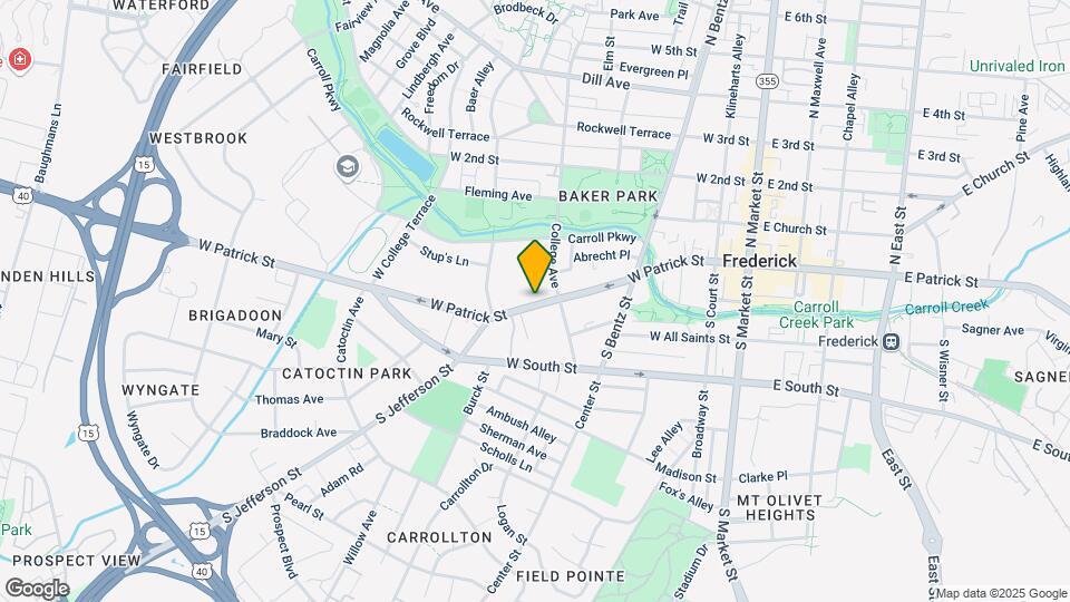327 W Patrick St-Unit -2 Map and Location Details