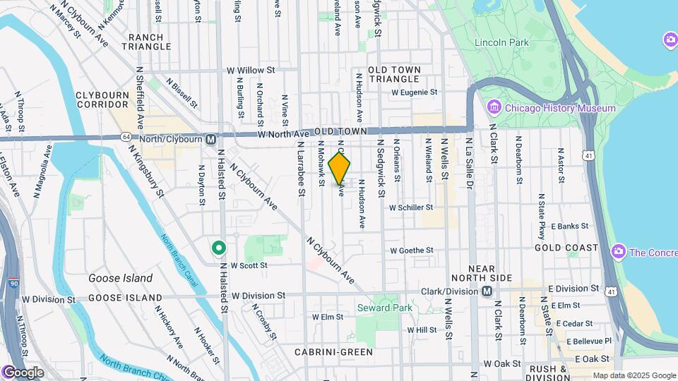 1448 N Cleveland Ave Map and Location Details