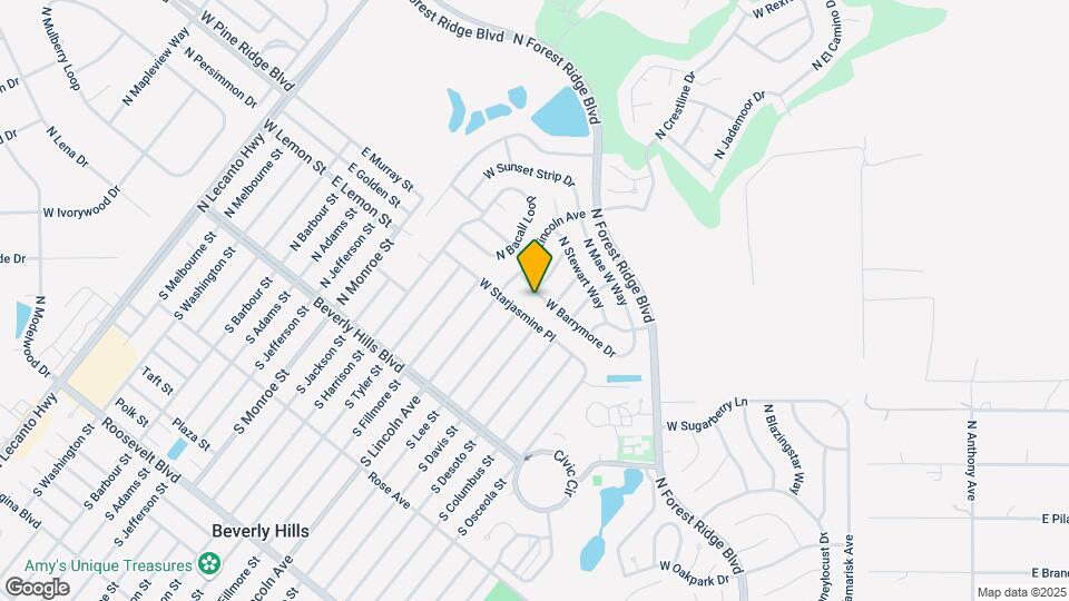 760 W Barrymore Dr Mapa y Detalles de la Ubicación