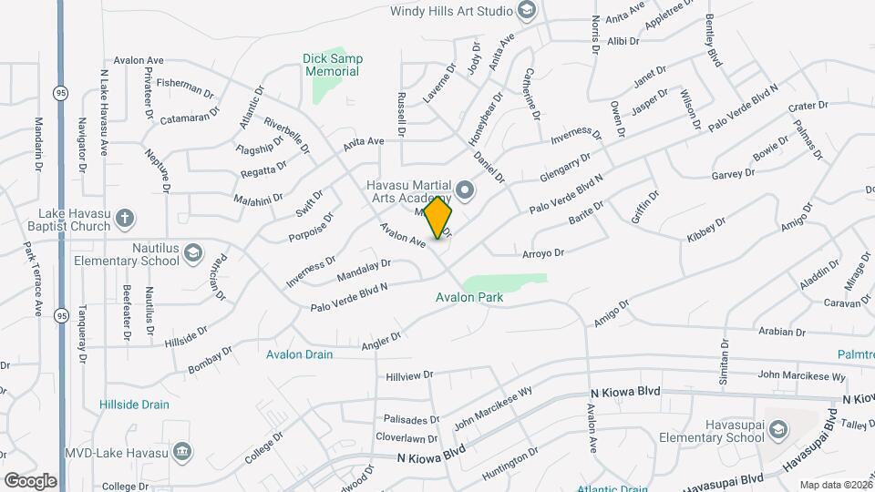 1342 Avalon Ave Mapa y Detalles de la Ubicación