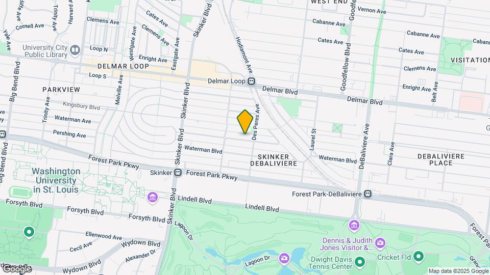 6019 McPherson Ave, Unit 1st Floor Map and Location Details