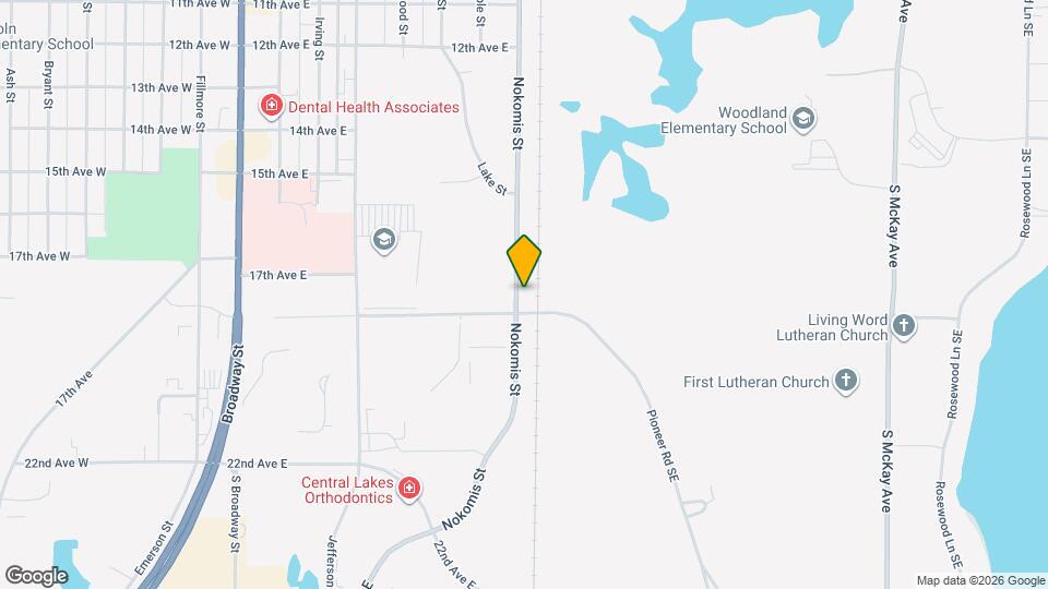 1721 Nokomis St Map and Location Details