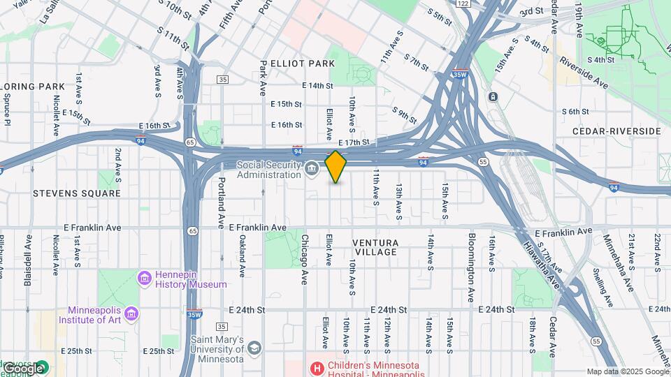 1819-1825 Elliot Ave S Mapa y Detalles de la Ubicación
