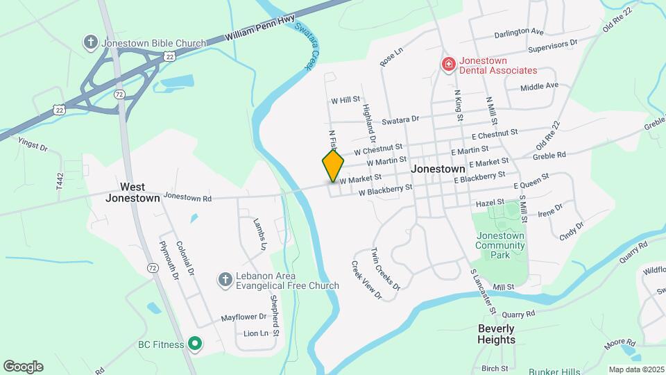 310 W Market St Map and Location Details