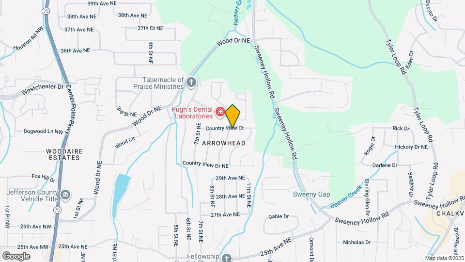 801 Country View Ct Map and Location Details