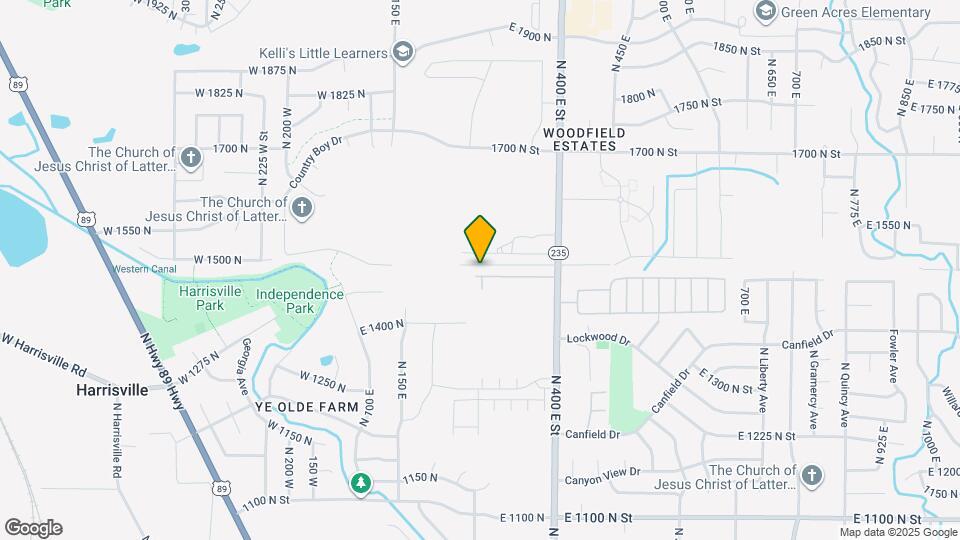 259 E 1500 N Map and Location Details