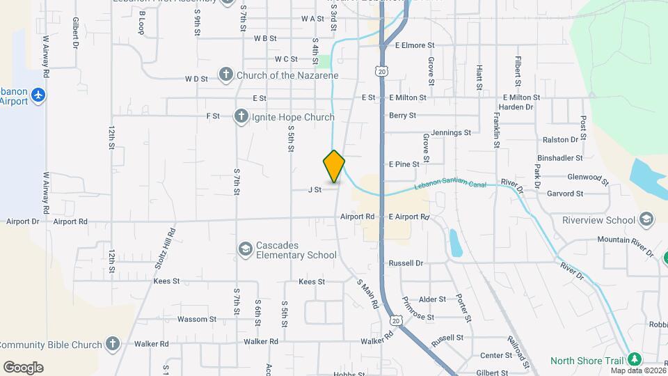 205 'J' St Map and Location Details