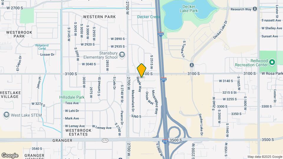 2590 W Robin Rd Map and Location Details