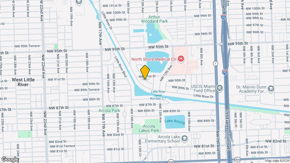 1300 NW 90th St Map and Location Details