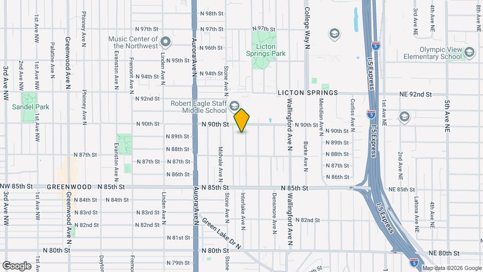 8837 Interlake Ave N Map and Location Details