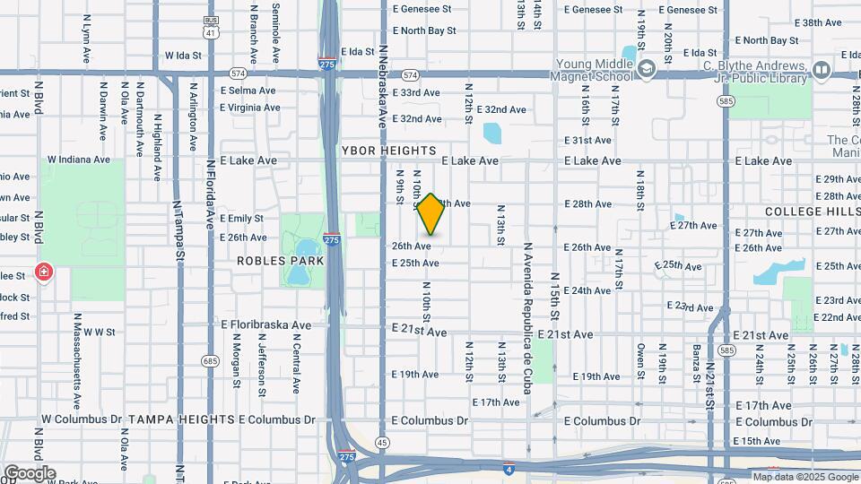 1006 E 26th Ave Map and Location Details