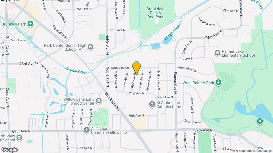 7212 Kyle Ave N Mapa y Detalles de la Ubicación