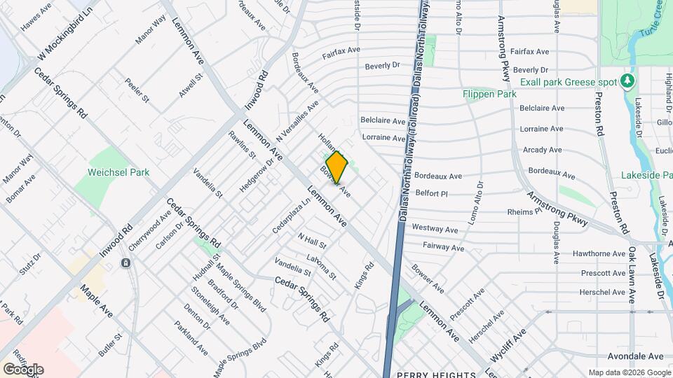 3545 Wheeler St Map and Location Details