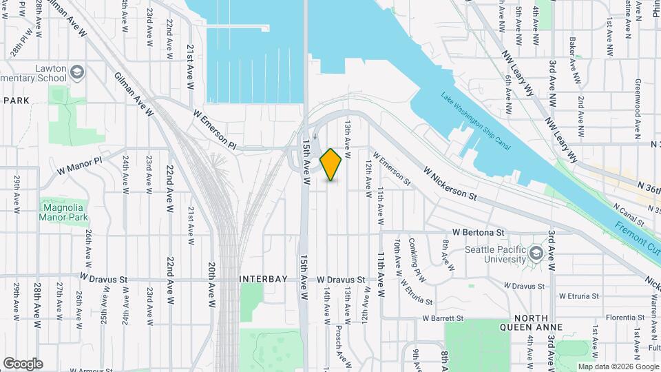 3602 14th Ave W Map and Location Details