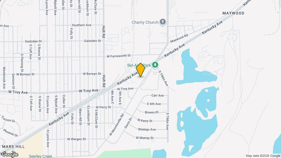 2918 W Mooresville Rd Map and Location Details