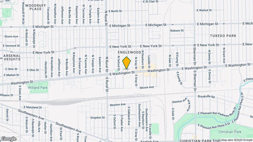 2936 E Washington St Map and Location Details