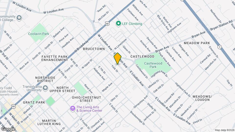 132 Belt Line Ave Map and Location Details