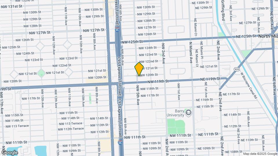 11925 NW 5th Ave Map and Location Details