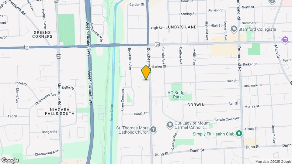 6167 Dorchester Rd Map and Location Details