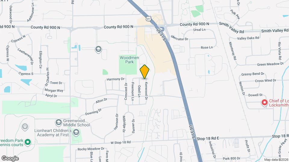 1178 Kenwood Dr Mapa y Detalles de la Ubicación