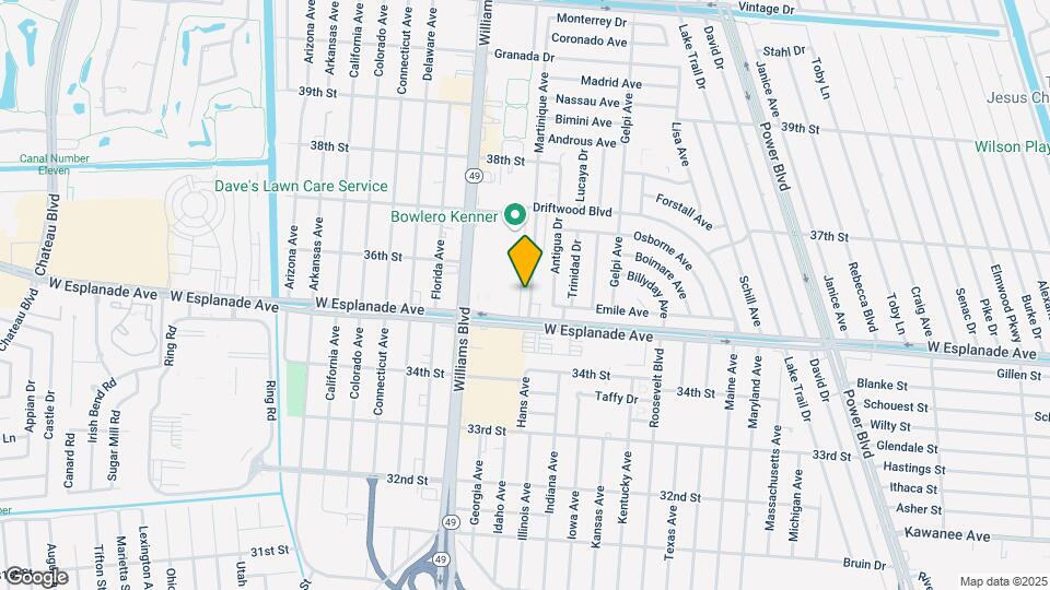 3533 Martinique Ave Map and Location Details