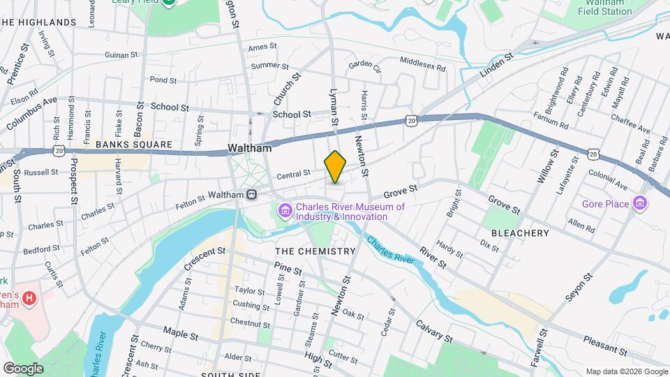 8 Lawton Pl, Unit 7 Map and Location Details