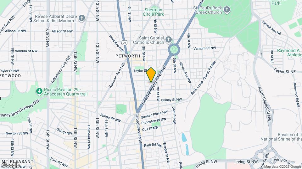 3920 New Hampshire Ave NW Map and Location Details