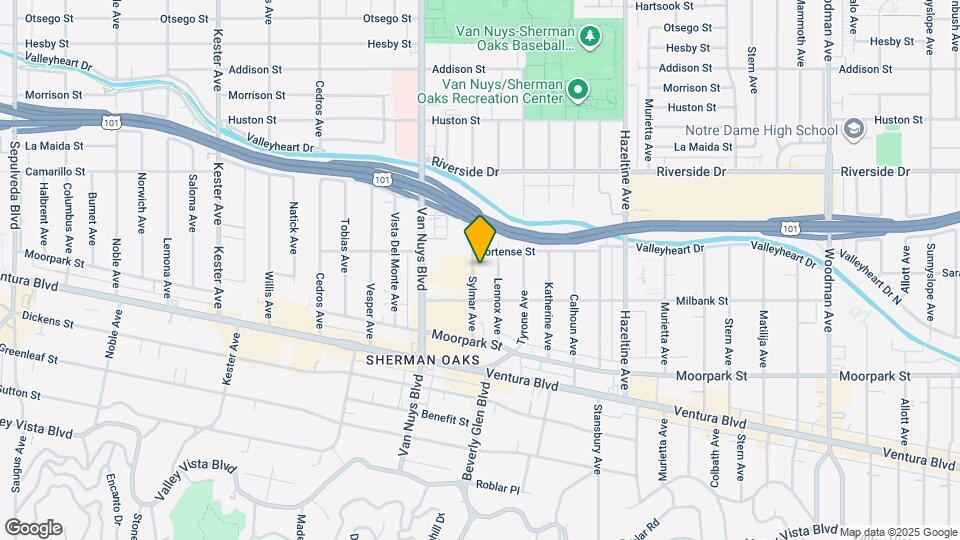 4540 Sylmar Ave Map and Location Details