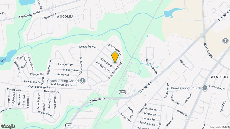 1209 Snowy Egret Dr Map and Location Details