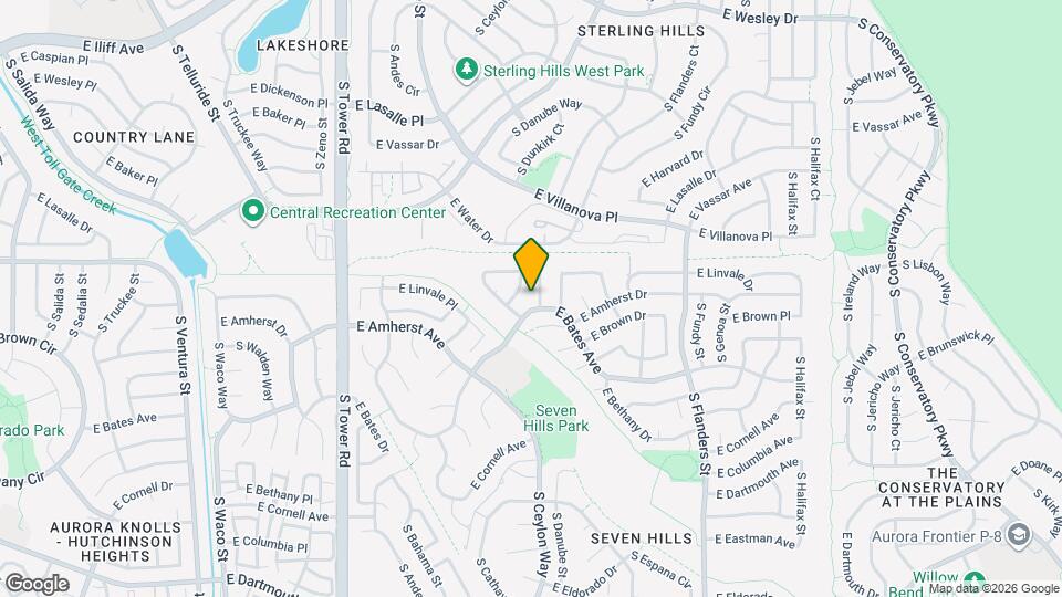2863 S Ceylon St Map and Location Details