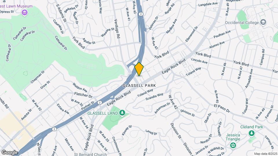 4017 Eagle Rock Blvd Map and Location Details